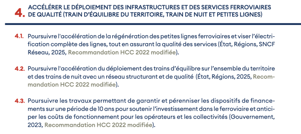 Conclusion HCC transport